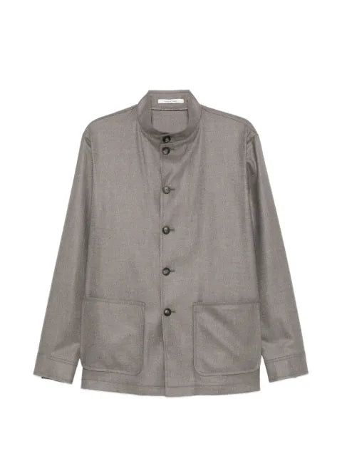 Tagliatore Klein button-up patch-pocket jacket