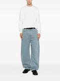 Givenchy sweater in wool with Paris gros grain