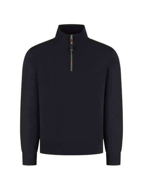 Parajumpers Broad Peak logo-patch zip-fastening sweater