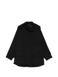 Yohji Yamamoto epaulette flap-pocket jacket