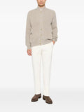 Brioni ribbed-knit high-neck cardigan