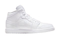 Men's Jordan 1 Mid White/White-White (554724 136)