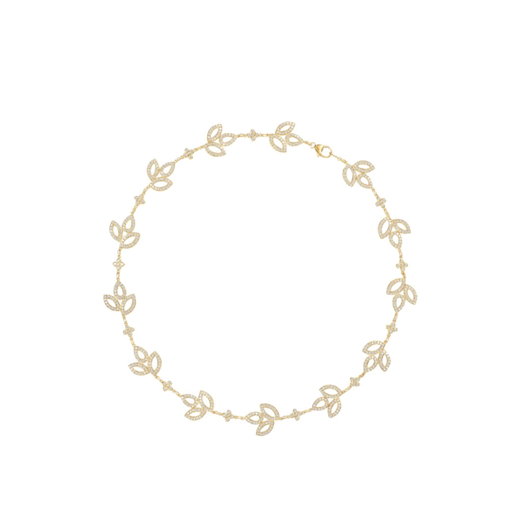 Harry Winston Style Lock Necklace